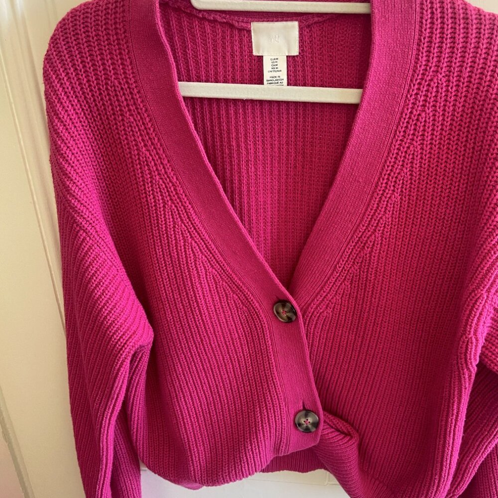 Hot Pink Cardigan
